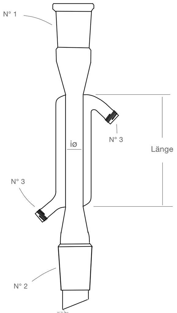 LabGlas | Liebigkühler [ Westkühler ]