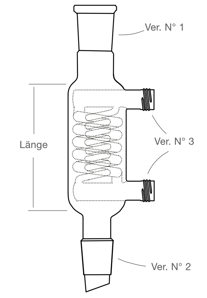 LabGlas | Doppelspiralkühler