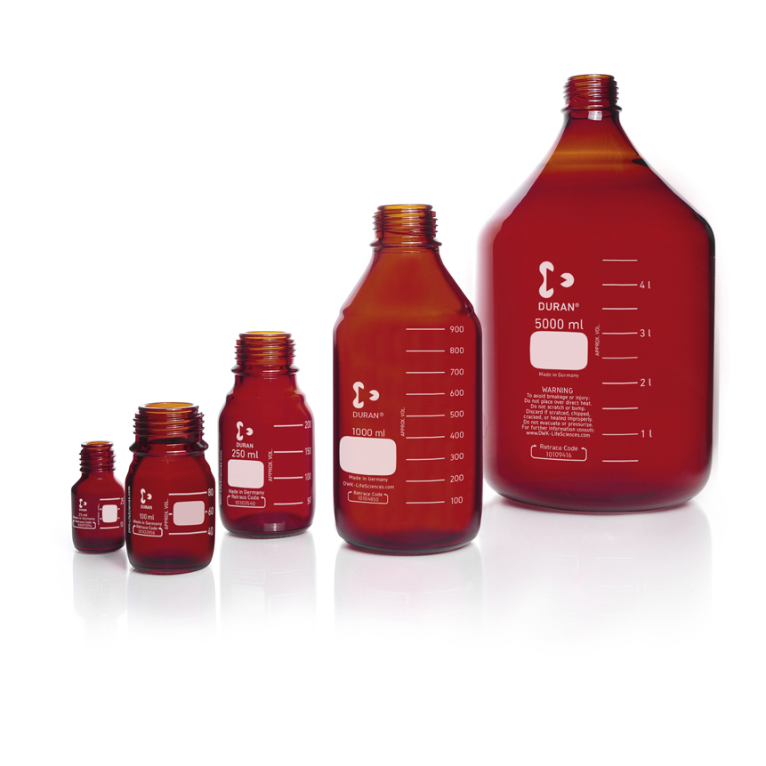 DURAN® Laborflasche braun