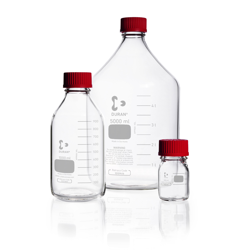 DURAN® Original GL 45 Laborflasche mit Hochtemperaturverschluss