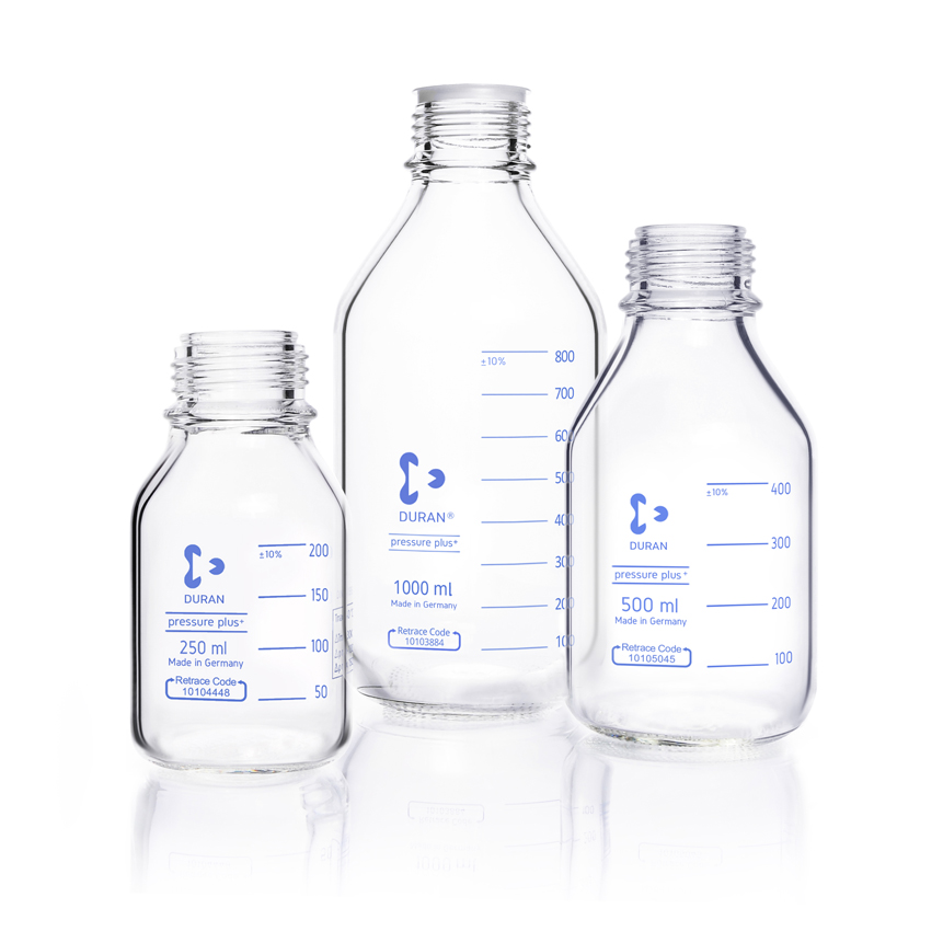 DURAN® pressure plus+ Laborflasche