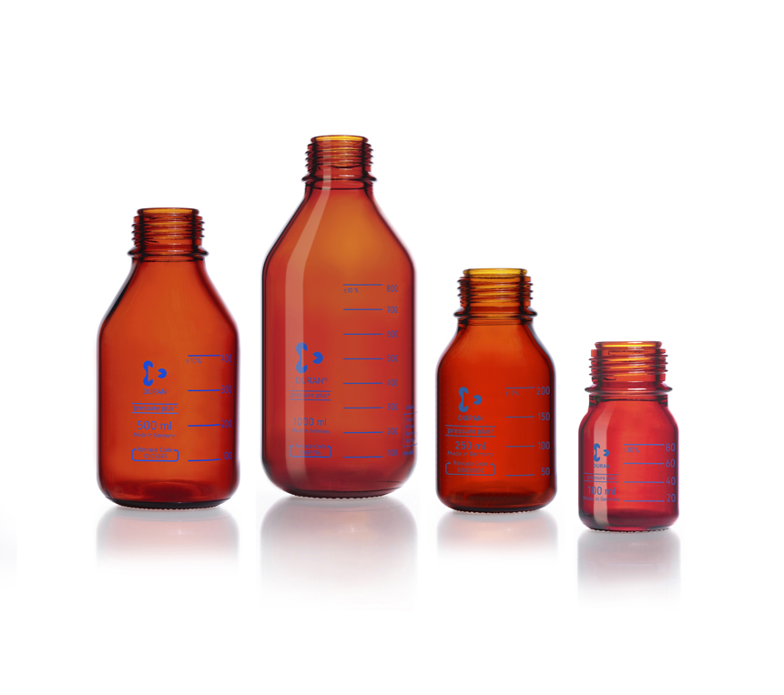 DURAN® pressure plus+ Laborflasche Braun