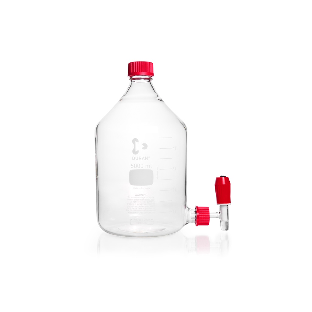 DURAN | Stutzenflasche, Hals mit GL
