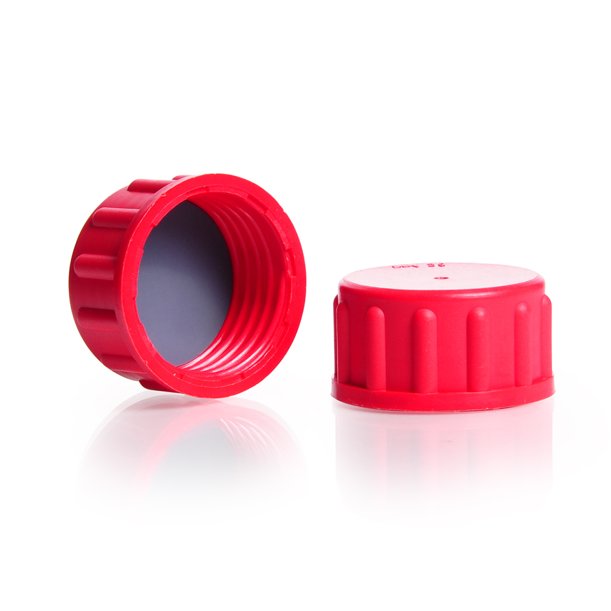 Schraubverschlusskappe mit Flachdichtung für Sicherheitsschliff (RODAVISS)