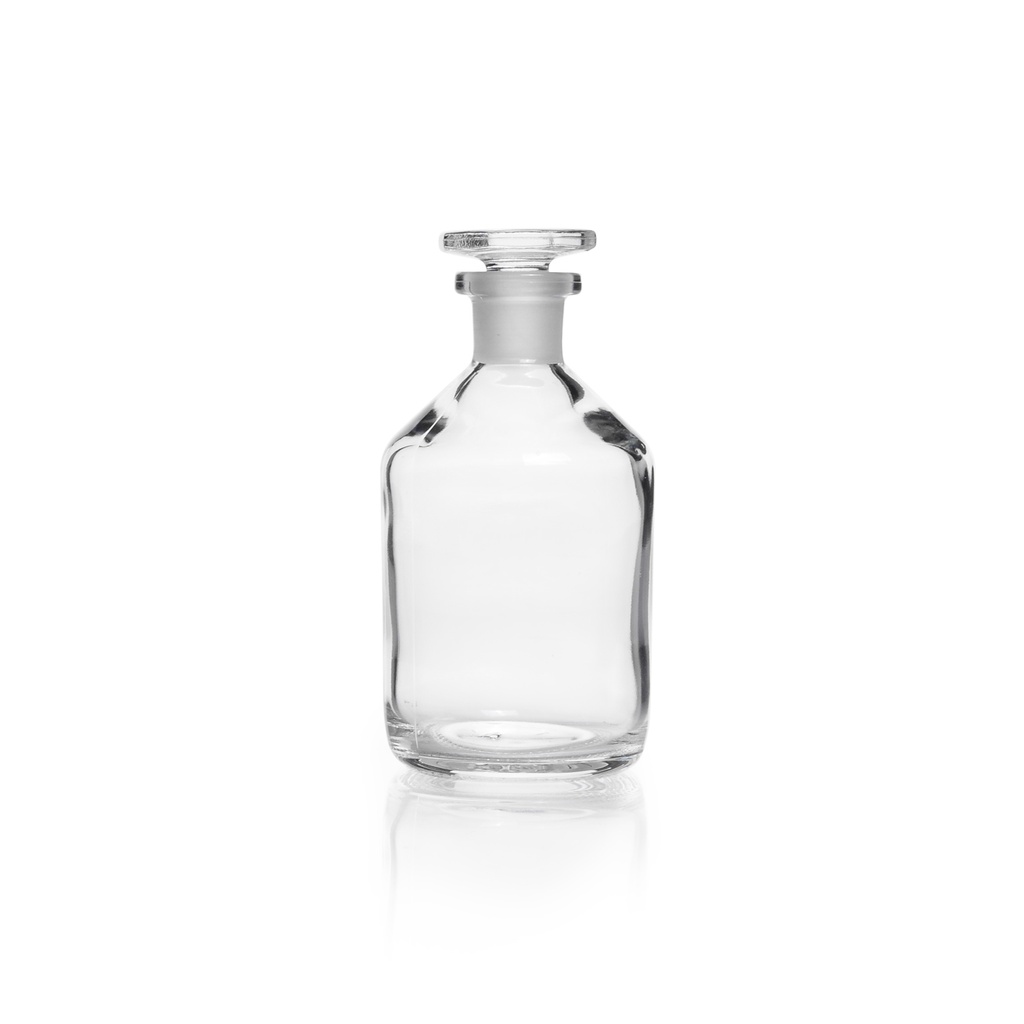 Standflasche Enghals aus Kalk-Soda-Glas