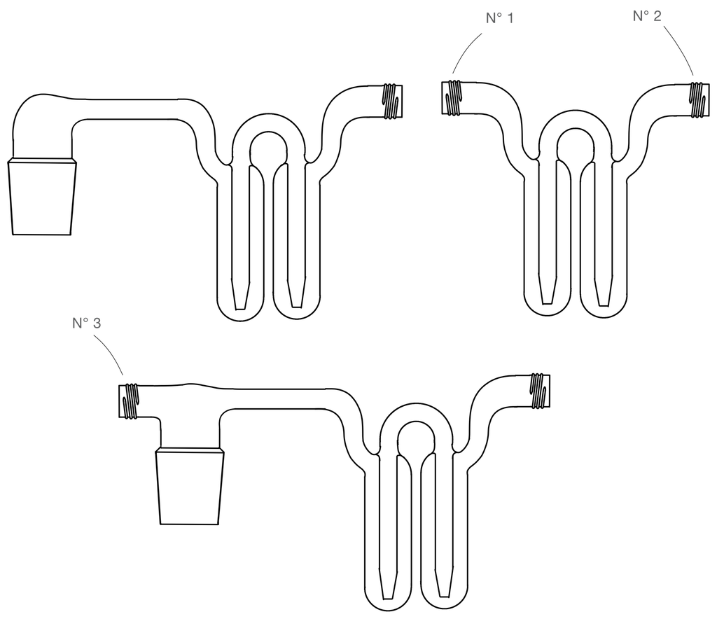 LabGlas | Doppelblasenzähler