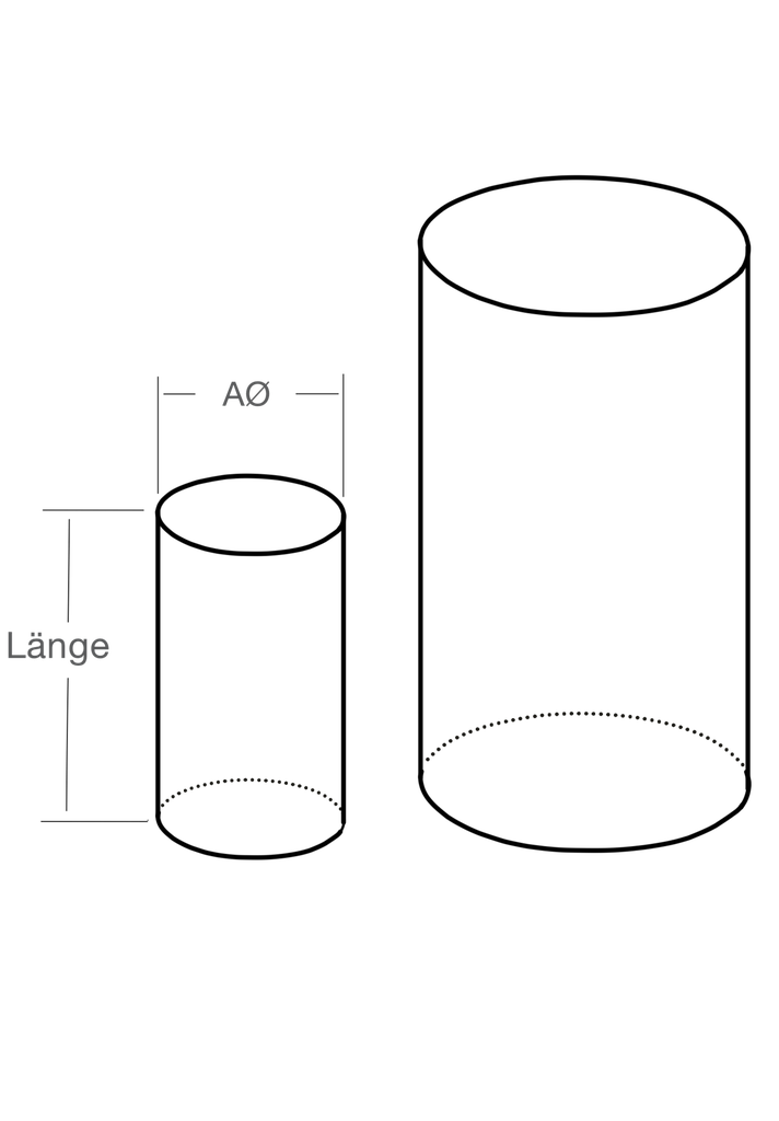 LabGlas | Hartglas-Schauglaszylinder [ESG Hohlglaszylinder]