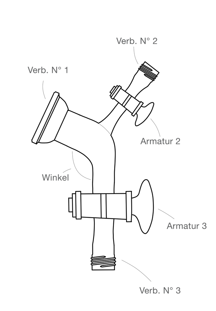 LabGlas | Auslauf für Reaktor [Reaktorauslauf]