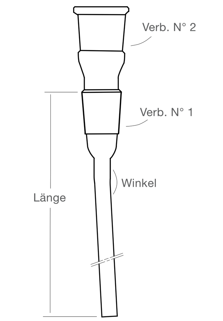 LabGlas | Einleitrohr [Siedekapilare / Führungsrohr / Einlaufrohr]
