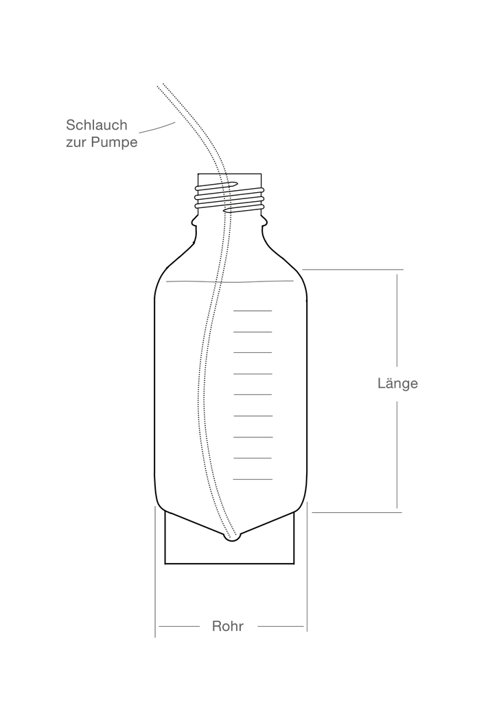 LabGlas | Dosierflasche - Spezialgrössen