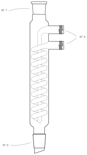 LabGlas | Dimrothkühler [ Rückflusskühler ]
