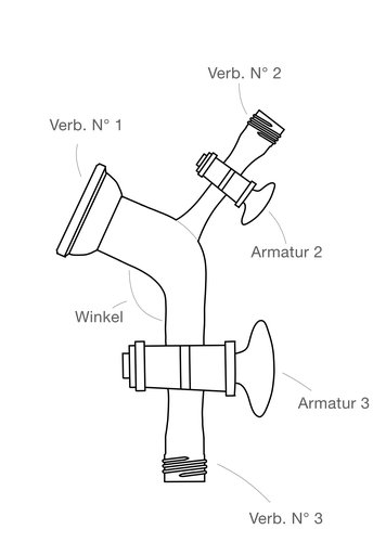 LabGlas | Auslauf für Reaktor [Reaktorauslauf]