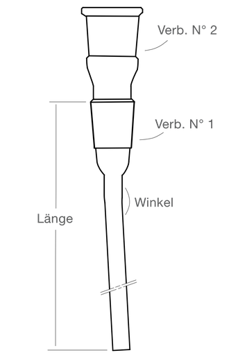 LabGlas | Einleitrohr [Siedekapilare / Führungsrohr]