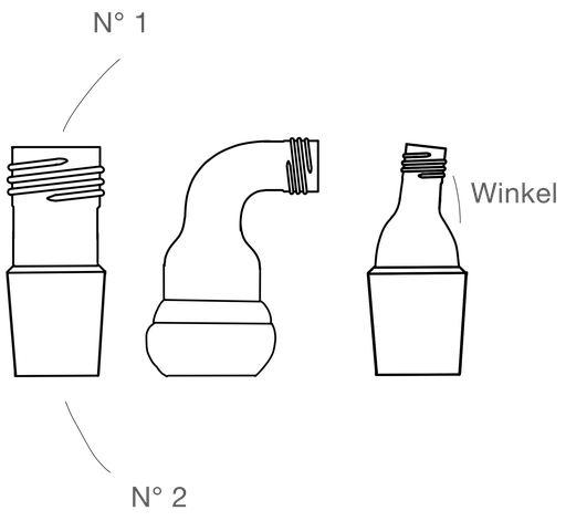 LabGlas | Adapter [Verbindungsstück / Reduktion / Expansion / Übergangsstück]