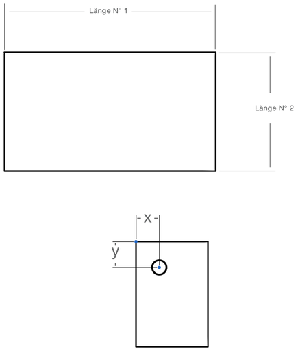 LabGlas | Glasplatte eckig [Schauglasplatte]