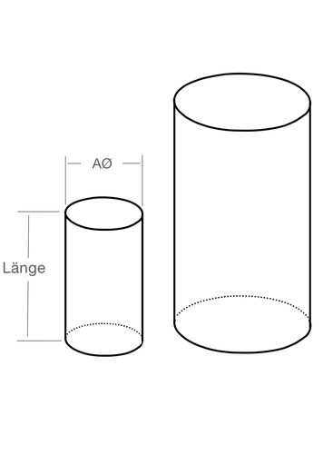 LabGlas | Hartglas-Schauglaszylinder [ESG Hohlglaszylinder]